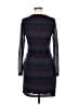 CKS 100% Recycled Polyester Chevron-herringbone Black Cocktail Dress Size M - photo 2