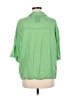 Collusion Green 3/4 Sleeve Button-Down Shirt Size M - photo 2