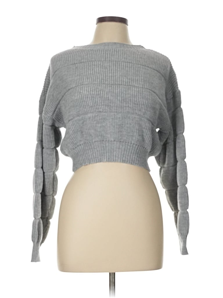 Pre-owned Shein Pullover Sweater In Gray