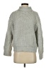 Just Fab Solid Gray Turtleneck Sweater Size S - photo 1