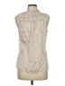 Etcetera Ivory Sleeveless Blouse Size 6 - photo 2
