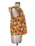 Shein Orange Sleeveless Blouse Size 6 - photo 4