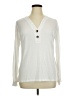 Unbranded Ivory Long Sleeve Henley Size XL - photo 1