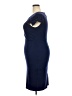 Unbranded Solid Blue Cocktail Dress Size XXL - photo 5