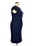 Unbranded Solid Blue Cocktail Dress Size XXL - photo 4