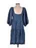 Hunter 100% Lyocell Blue Casual Dress Size S - photo 2