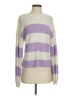 Steve Madden Stripes Purple Pullover Sweater Size S (estimated) - photo 1