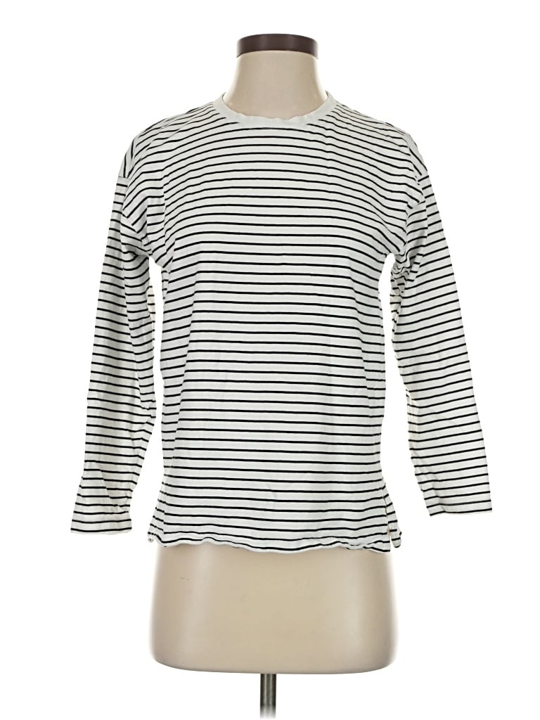 Pre-owned Mng 3/4 Sleeve T-shirt In Black