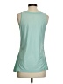 Asceno 100% Polyester Teal Tank Top Size S - photo 2