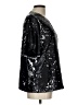 Buddy Love 100% Polyester Stars Black Short Sleeve Blouse Size L - photo 4