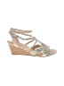 Assorted Brands Silver Tan Wedges Size 8 - photo 1