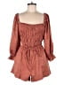 Free People 100% Polyester Brown Romper Size XS - photo 1