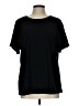 Maggie Sweet 100% Polyester Black Short Sleeve Top Size L - photo 1