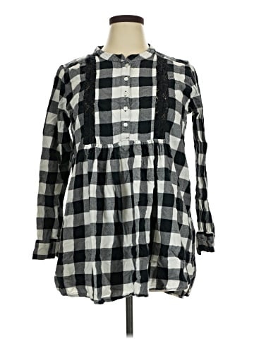 Wrangler Jeans Co 3/4 Sleeve Button-Down Shirt (view 1)