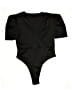 Shein Solid Black Bodysuit Size L - photo 1