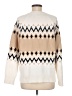 Ann Taylor Chevron-herringbone Tan Pullover Sweater Size M - photo 2