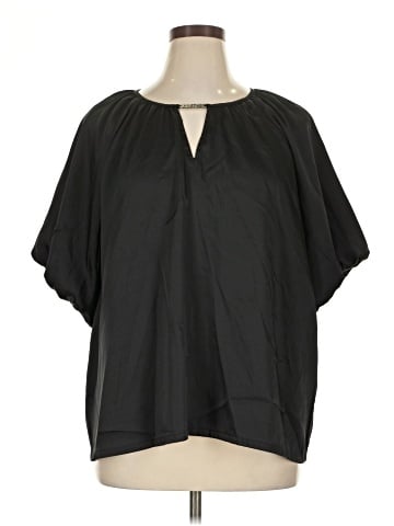 DKNY Short Sleeve Blouse (view 1)