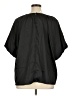 DKNY 100% Polyester Solid Black Short Sleeve Blouse Size 1X - photo 2