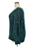 LC Lauren Conrad Stars Teal Pullover Sweater Size 2X - photo 5