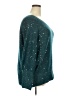 LC Lauren Conrad Stars Teal Pullover Sweater Size 2X - photo 4