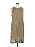 Unbranded Graphic Gold Casual Dress Size M - photo 1