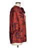 Ample Togs Burgundy Orange 3/4 Sleeve Blouse Size L (estimated) - photo 4