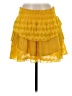 Ramy Brook 100% Polyester Yellow Casual Skirt Size XS - photo 1