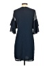 Sam Edelman 100% Polyester Solid Blue Casual Dress Size 0 - photo 2