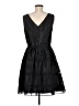 Taylor Solid Black Cocktail Dress Size 8 - photo 2