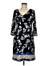 Assorted Brands Print Black Casual Dress Size M (estimated) - photo 1