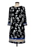 Assorted Brands Print Black Casual Dress Size M (estimated) - photo 2
