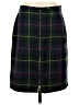 J. McLaughlin 100% Wool Plaid Green Wool Skirt Size 4 - photo 1
