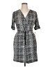 Apt. 9 Print Gray Casual Dress Size XL - photo 1