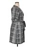 Apt. 9 Print Gray Casual Dress Size XL - photo 4