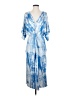 Luukse Tie-dye Blue Casual Dress Size S - photo 1