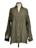 MIOU MUSE Green 3/4 Sleeve Button-Down Shirt Size S - photo 1