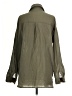 MIOU MUSE Green 3/4 Sleeve Button-Down Shirt Size S - photo 2