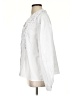 Pol 100% Cotton White Long Sleeve Blouse Size S - photo 5