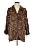 Assorted Brands 100% Polyester Animal Print Brown 3/4 Sleeve Blouse Size L - photo 1