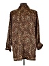 Assorted Brands 100% Polyester Animal Print Brown 3/4 Sleeve Blouse Size L - photo 2