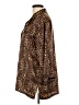Assorted Brands 100% Polyester Animal Print Brown 3/4 Sleeve Blouse Size L - photo 5