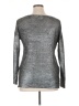Say What? Metallic Silver Pullover Sweater Size XL - photo 2