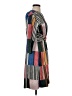 Vilagallo 100% Polyester Print Brown Casual Dress Size EU (FR) 36 / US 4 - photo 4