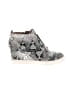 Paolo Masi Print Gray Ankle Boots Size 9 - photo 1