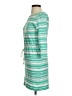 C. Wonder 100% Cotton Stripes Teal Casual Dress Size XXS - photo 5