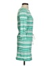 C. Wonder 100% Cotton Stripes Teal Casual Dress Size XXS - photo 4