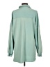 Gaudi Color Block Teal Long Sleeve Button-Down Shirt Size L - photo 2