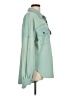 Gaudi Color Block Teal Long Sleeve Button-Down Shirt Size L - photo 4