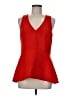 Leifsdottir Red Sleeveless Blouse Size 6 - photo 1