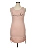 ON FIRE Graphic Tan Casual Dress Size XL - photo 1